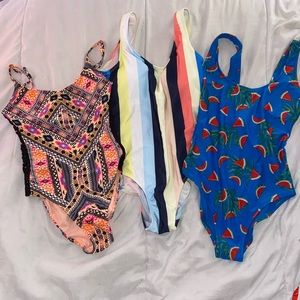 BUNDLE || 3 One Piece Bathing Suits